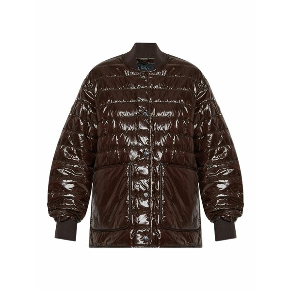 ムースナックルズ レディース ジャケット＆ブルゾン アウター Quilted pocket jacket Brown｜asty