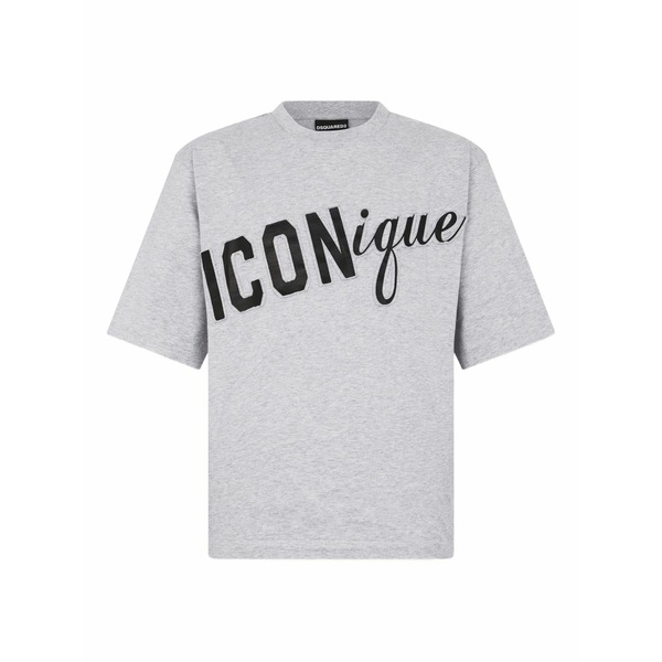 ディースクエアード メンズ プルオーバー トップス Iconique t-shirt Grey