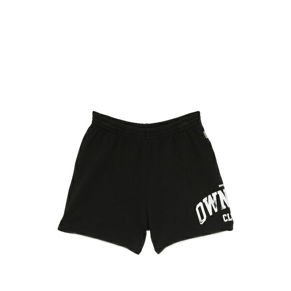 リプレゼント メンズ 心地よいズボン下 ボトムス Owners logo-print shorts Black