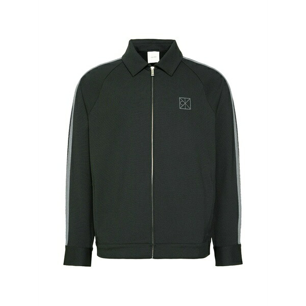 カルバンクライン メンズ 上衣＆上衣 アウター Milano side-stripe logo-patch jacket Green