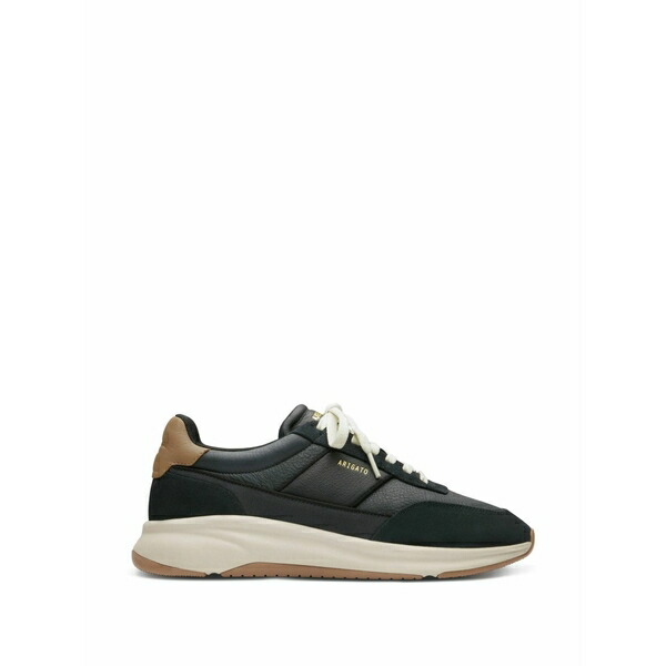 アクセルアリガト メンズ スニーカー シューズ Genesis neo runner padded leather sneakers Black
