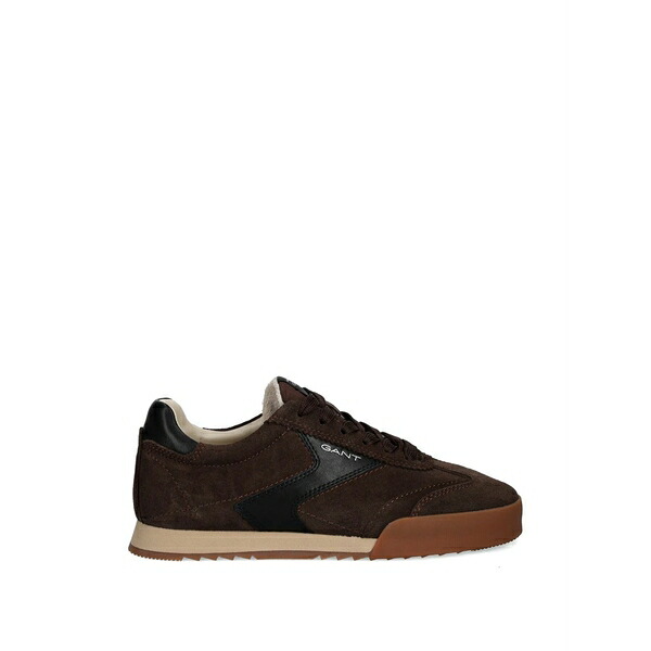 ガント メンズ スニーカー シューズ Lace-up logo-detail sneakers Brown