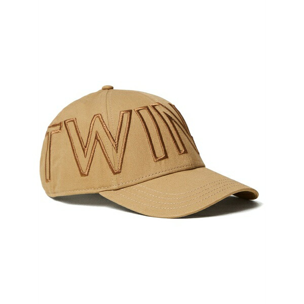 ツイン書き割り レディース 鳥打ち帽 付属物 Logo cap Neutrals