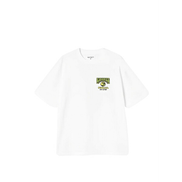 鉄道車両ハート形 メンズ ティーシャツ トップス Graphic-print short-sleeve t-shirt White