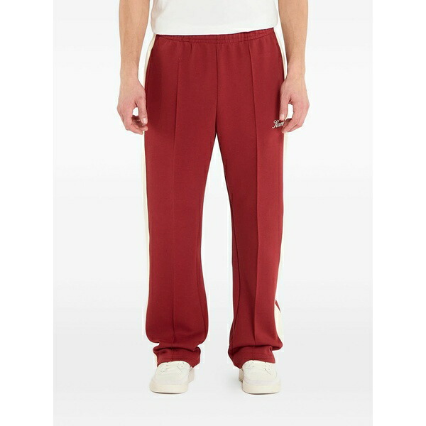 カール カナイ メンズ カジュアルパンツ ボトムス Side-stripe track pants Red｜asty