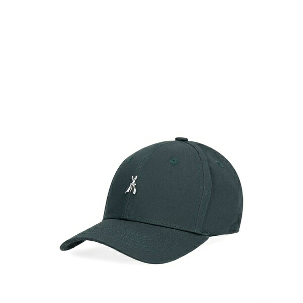 パトリツィア ペペ レディース かぶり笠 佩び物 Fly logo-plaque baseball cap Green