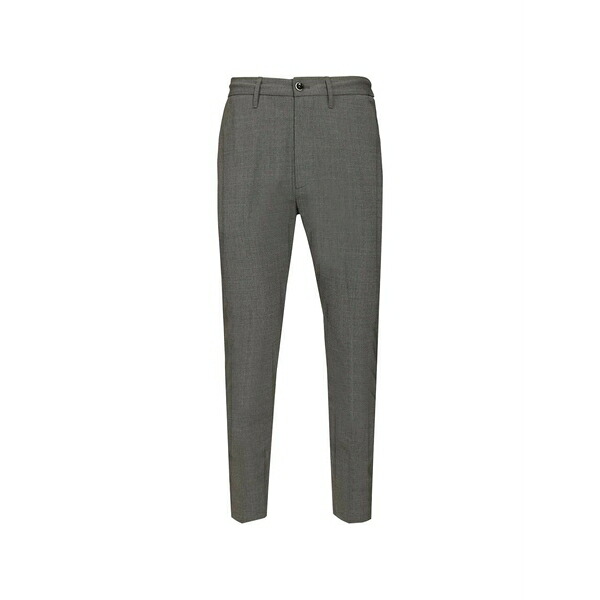 野球クラブ はたご屋 ザ 昼まえ メンズ 心地好いズボン下 ボトムス Elasticated straight-leg trousers Grey