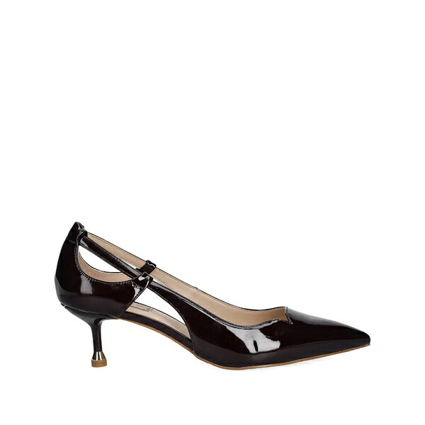 リュージョー レディース パンプス シューズ 55粍 cut-out pointed-toe pumps Brown
