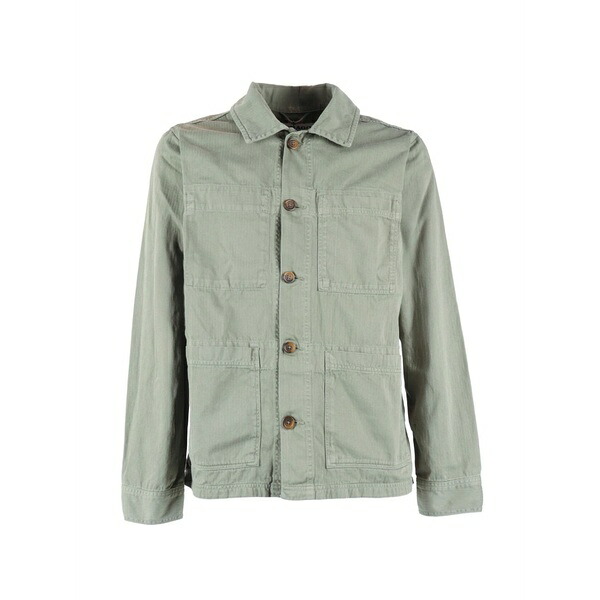 セバゴ メンズ 上衣＆上衣 アウター Dorr herringbone shirt Green