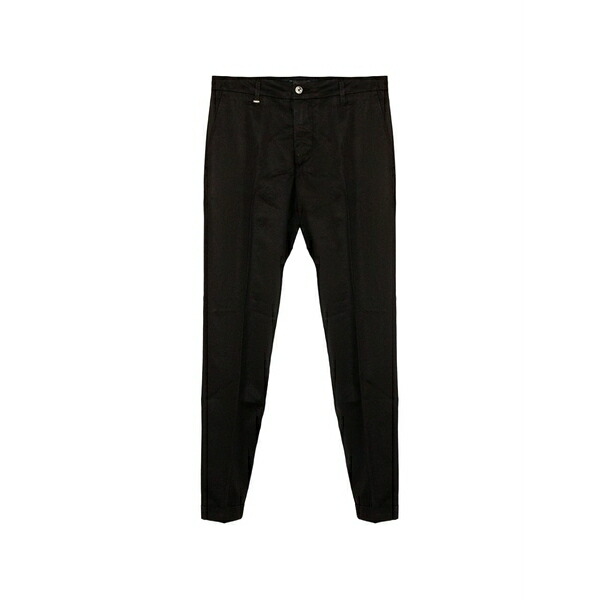 フェイ レディース 心地好いズボン下 ボトムス Pressed-crease slim-fit cotton trousers Brown