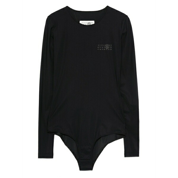 マルタンマルジェラ レディース プルオーバー トップス Long-sleeve bodysuit Black
