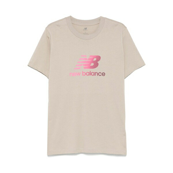 ニュー平衡にする メンズ ティーシャツ トップス Athletics logo t-shirt Grey