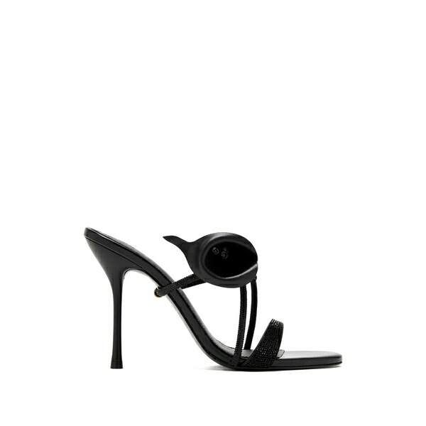 ブームガイア レディース サンダル シューズ Camilla flower embellished heeled sandals Black