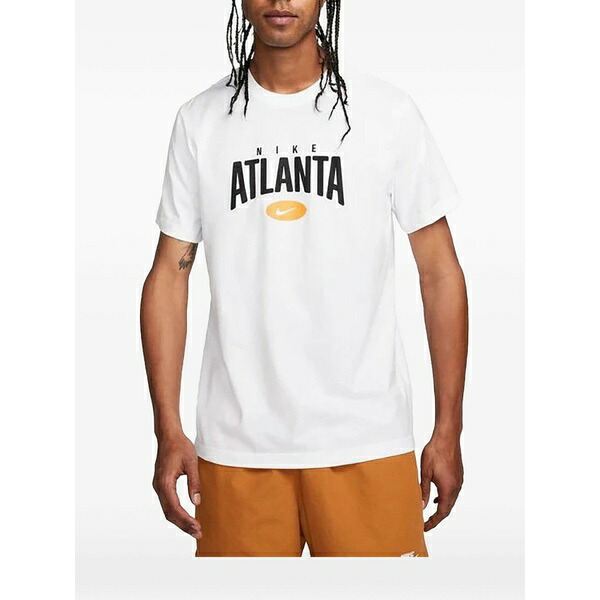 ナイキ メンズ プルオーバー トップス Atlanta logo-print t-shirt White