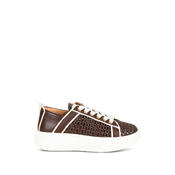 アレクサンダー スミス レディース スニーカー シューズ Wembley interwoven-panel sneakers Brown