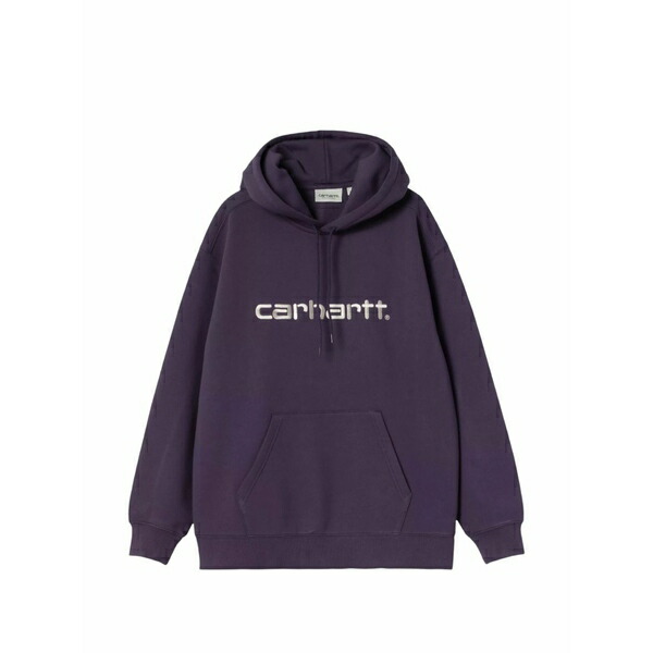 鉄道車両ハート形 レディース パーカー・スウェットシャツ アウター Logo-print hoodie Purple