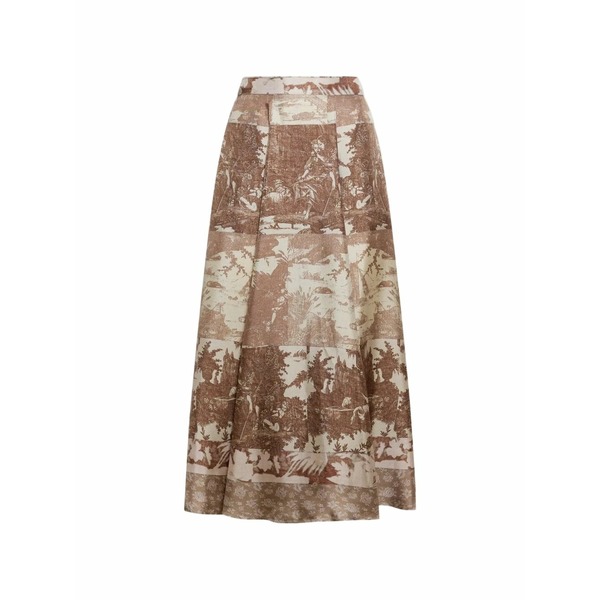 ピエール＝ルイ・マシア レディース スコート ボトムス Aloe a-line MIDI skirt Brown
