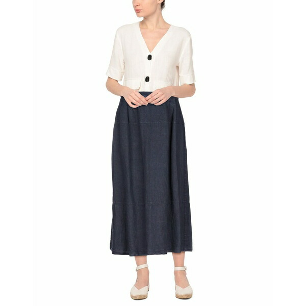 アスペジ レディース スカート blue ボトムス skirts Midi Midnight