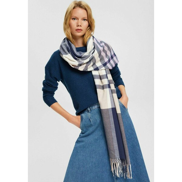 07円 限定特価 エスプリ レディース マフラー ストール スカーフ アクセサリー Scarf Navy