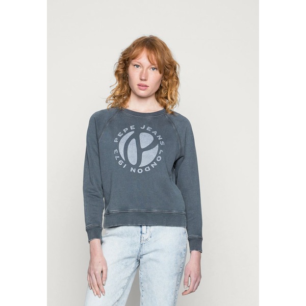 ペペジーンズ レディース Amy Sweatshirt Charcoal アウター スウェットシャツ パーカー 初回限定 パーカー