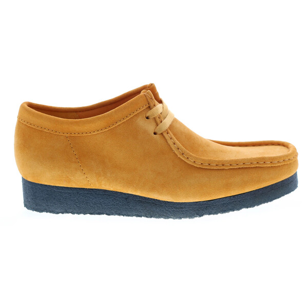 Clarks クラークス メンズ スニーカー 【Clarks Originals Wallabee Boot Yellow Blue】 サイズ US_11(29.0cm) Yellow/Blue｜asty