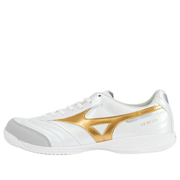 Mizuno ミズノ メンズ スニーカー 【Mizuno Morelia Sala Pro In 'White Gold' Q1GA261350】 サイズ US_10(28.0cm)｜asty