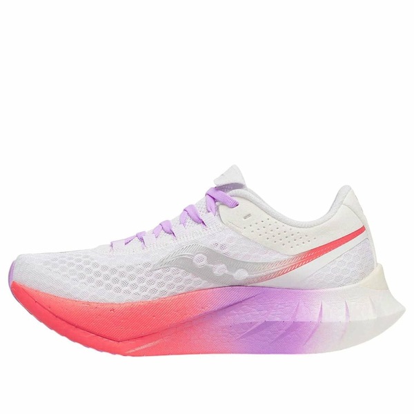 Saucony サッカニー レディース スニーカー 【(WMNS) Saucony Endorphin Pro 4 'White Crocus' S10939-340】 サイズ US_9.5(26.5cm)｜asty