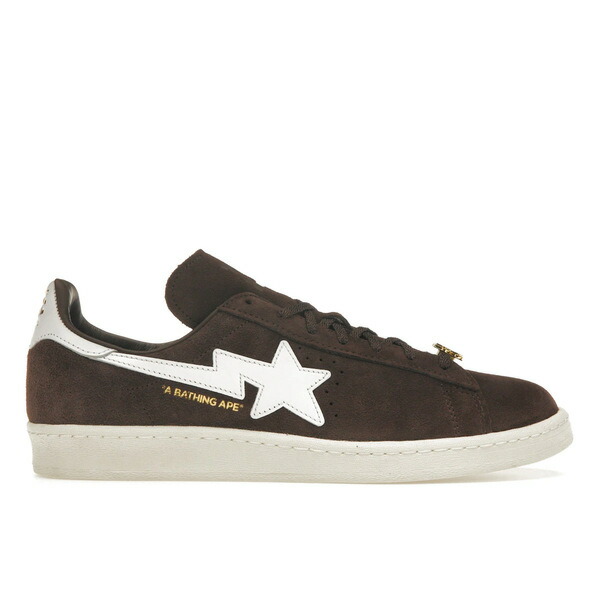 adidas アディダス メンズ スニーカー 【adidas Campus 80s Bape 30th Anniversary Brown】 サイズ US_12.5(30.5cm) Brown/Cloud White/Gold Metallic