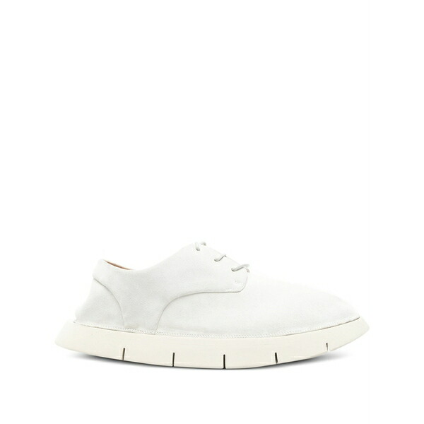 マーシル メンズ 御召しものシューズ シューズ Intagliata lace-up derby shoes White