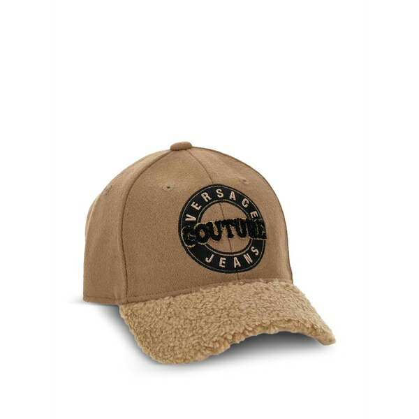 呼びりん探し回る レディース かぶり笠 付属品 Logo-embroidered baseball cap Brown