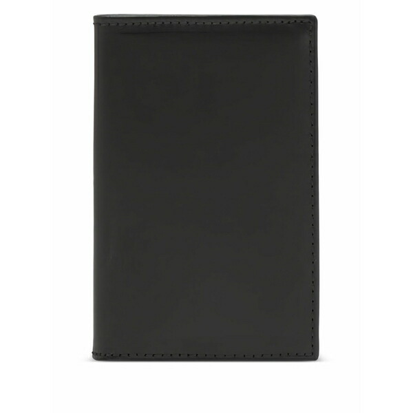コムデギャルソン メンズ 紙入れ 付属品 Leather wallet Black