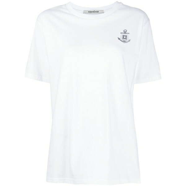 キムヘキム レディース Tシャツ トップス Logo-print t-shirt White｜asty 31,720円