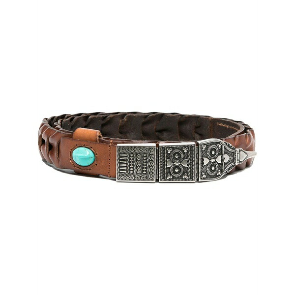 フォルテラ レディース 三尺帯 付属物 W-tess turquoise-stone belt Brown