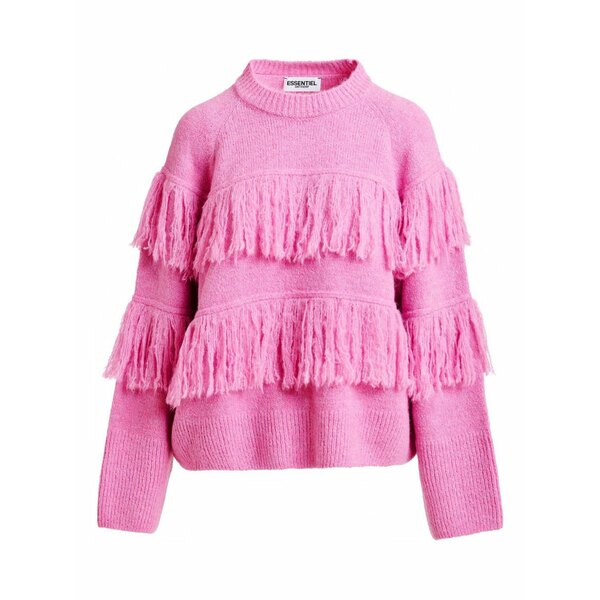エッセンシャルアントワープ レディース 編み物\u0026スウェーター アウター Johns sweater  Pink