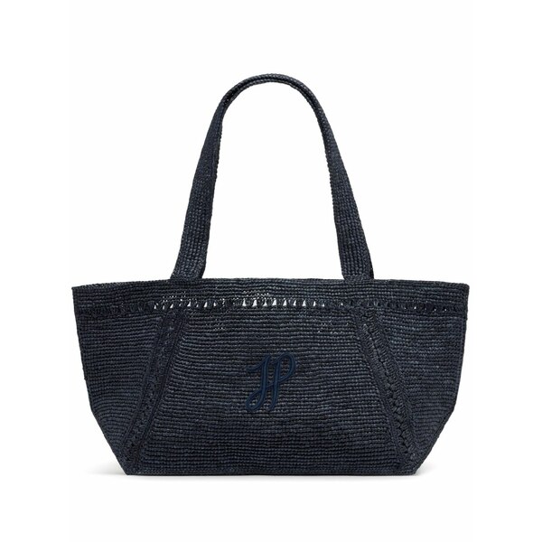 ジャンパトゥ レディース トートバッグ バッグ Large jp monogram trapeze-design tote bag Blue|asty