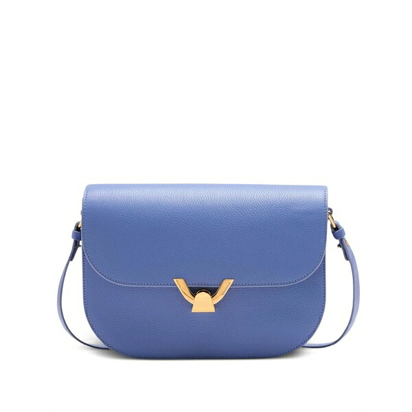 コチネレ レディース ショルダーバッグ 御徒面子 Gold-tone shoulder bag Blue