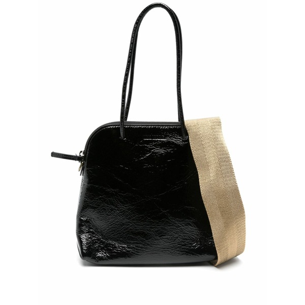 ユマ・ワン レディース トートバッグ バッグ Leather tote bag Black|asty