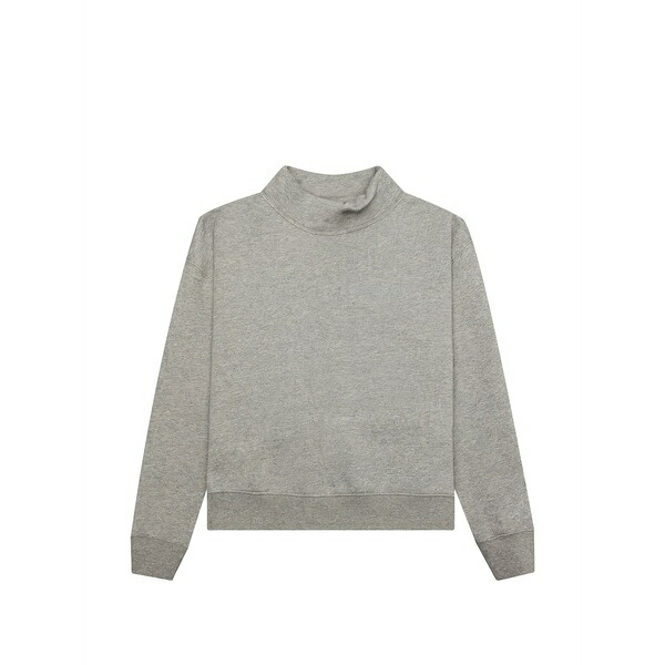 エフオージーエッセンシャルズ メンズ 編み物\u0026プルオーバー アウター Funnel-neck logo shirt Grey