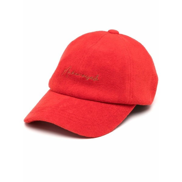 ゴエンジェイ レディース 帽子 アクセサリー Mademoiselle terry-cloth cap Red｜asty 19,595円