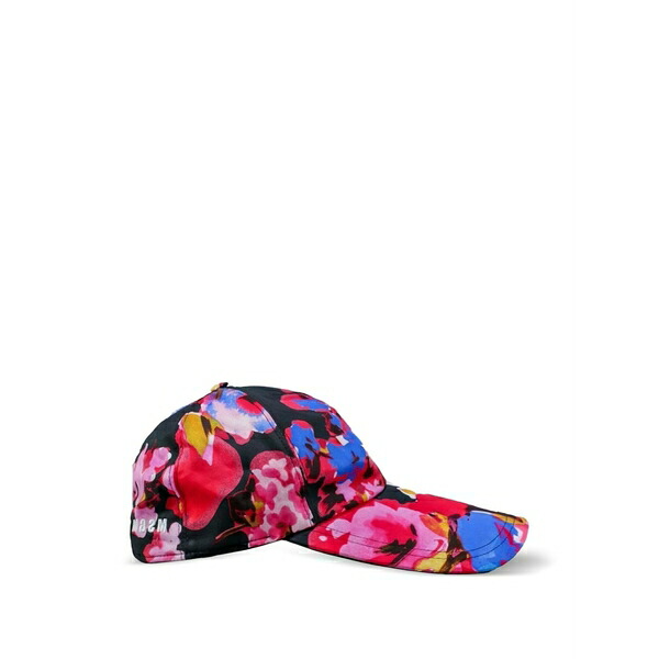 エムエスジイエム レディース かぶり笠 付属品 Floral-print baseball cap Pink