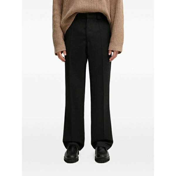 ウォンハンドレッド メンズ カジュアルパンツ ボトムス Back-pocket trousers Black｜asty