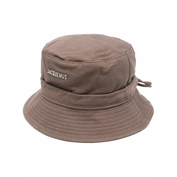 ジャクエムス メンズ 帽子 アクセサリー Le bob gadjo bucket hat Brown