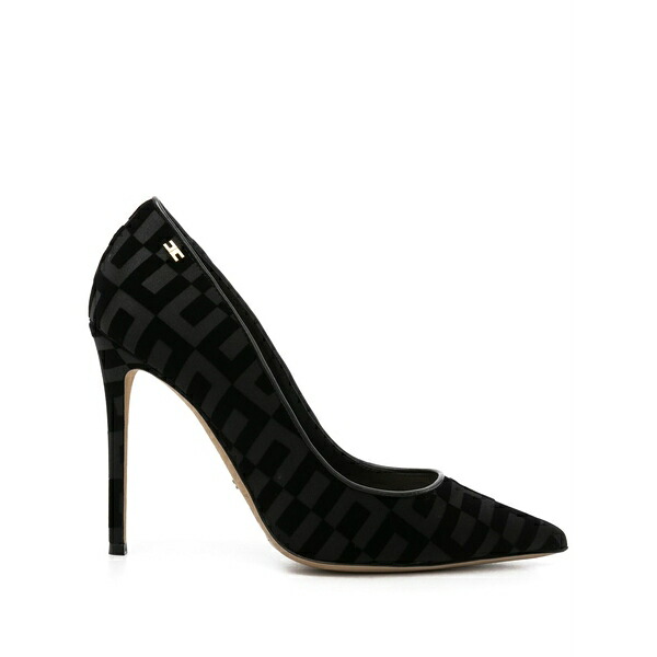 エリザベスフランキ レディース パンプス シューズ 105粍 la dame d茫漏collet茫漏 pumps Black