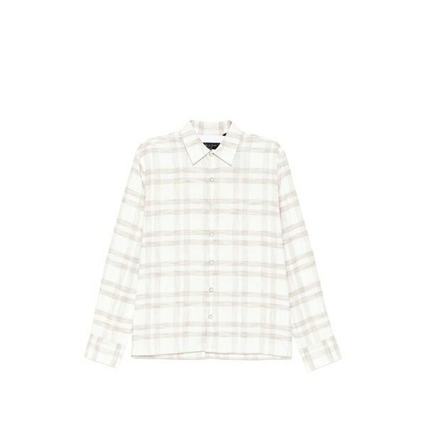 ラグアンドボーン メンズ シャツ トップス Plaid shirt Neutrals|asty