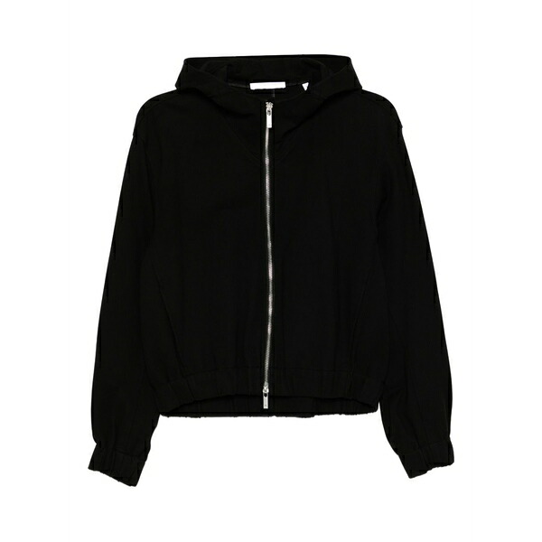 ヘルムート 言葉づかい レディース パーカー・スウェットシャツ アウター Hooded shell jacket Black