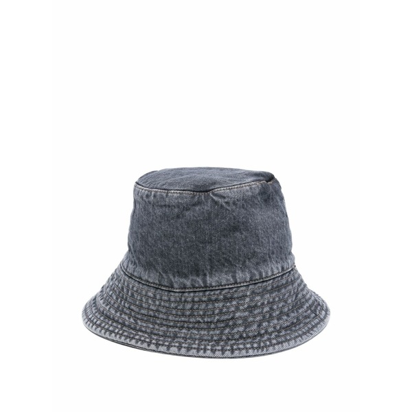 リックオウエンス メンズ 帽子 アクセサリー Denim bucket hat Grey｜asty