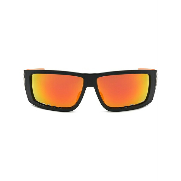 プレインスポーツ メンズ サングラス・アイウェア アクセサリー Fierless rectangle-frame sunglasses Orange｜asty