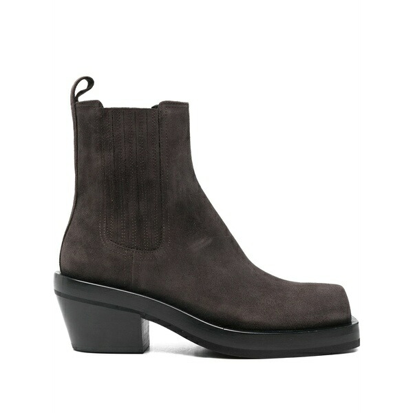 エージーエル レディース ブーツ シューズ 70粍 square-toe boots Brown