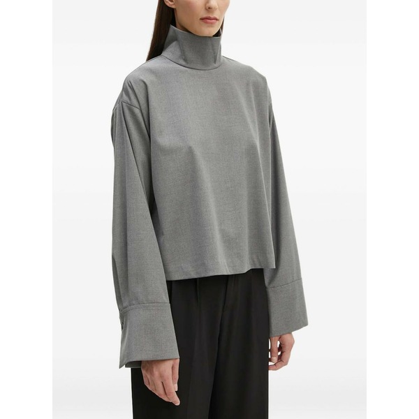 デイ・ビルゲール・エ・ミッケルセン レディース シャツ トップス High-neck top Grey｜asty 41,470円