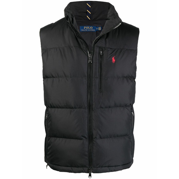 ラルフローレン メンズ ジャケット＆ブルゾン アウター Pony logo gilet  Black
